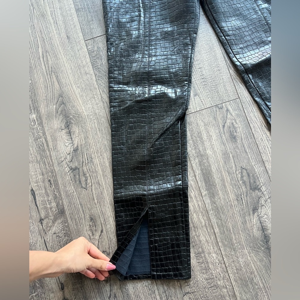 ZARA Croc Pants - Picture 3 of 8